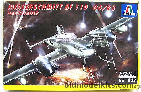 Italeri 1/72 Messerschmitt Bf-110 G4/R3 Nachtjager - 1944, 039 plastic model kit